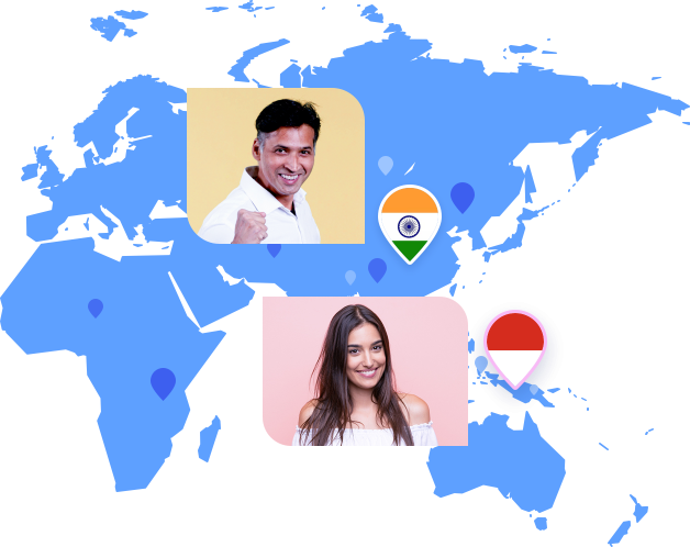 Over 70 edge locations in India and Southeast Asia